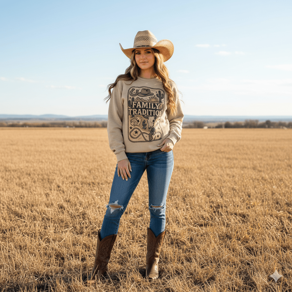 Family Tradition Graphic Sweatshirt