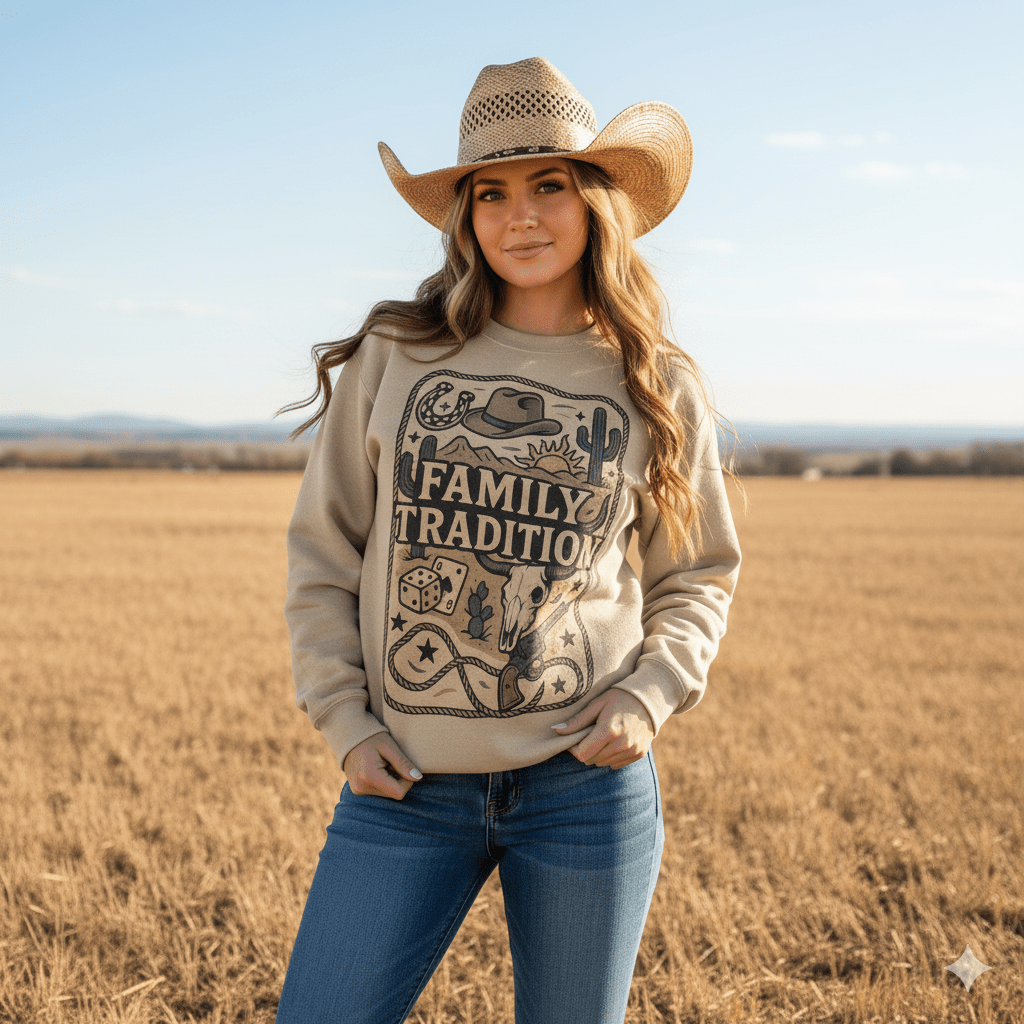 Family Tradition Graphic Sweatshirt