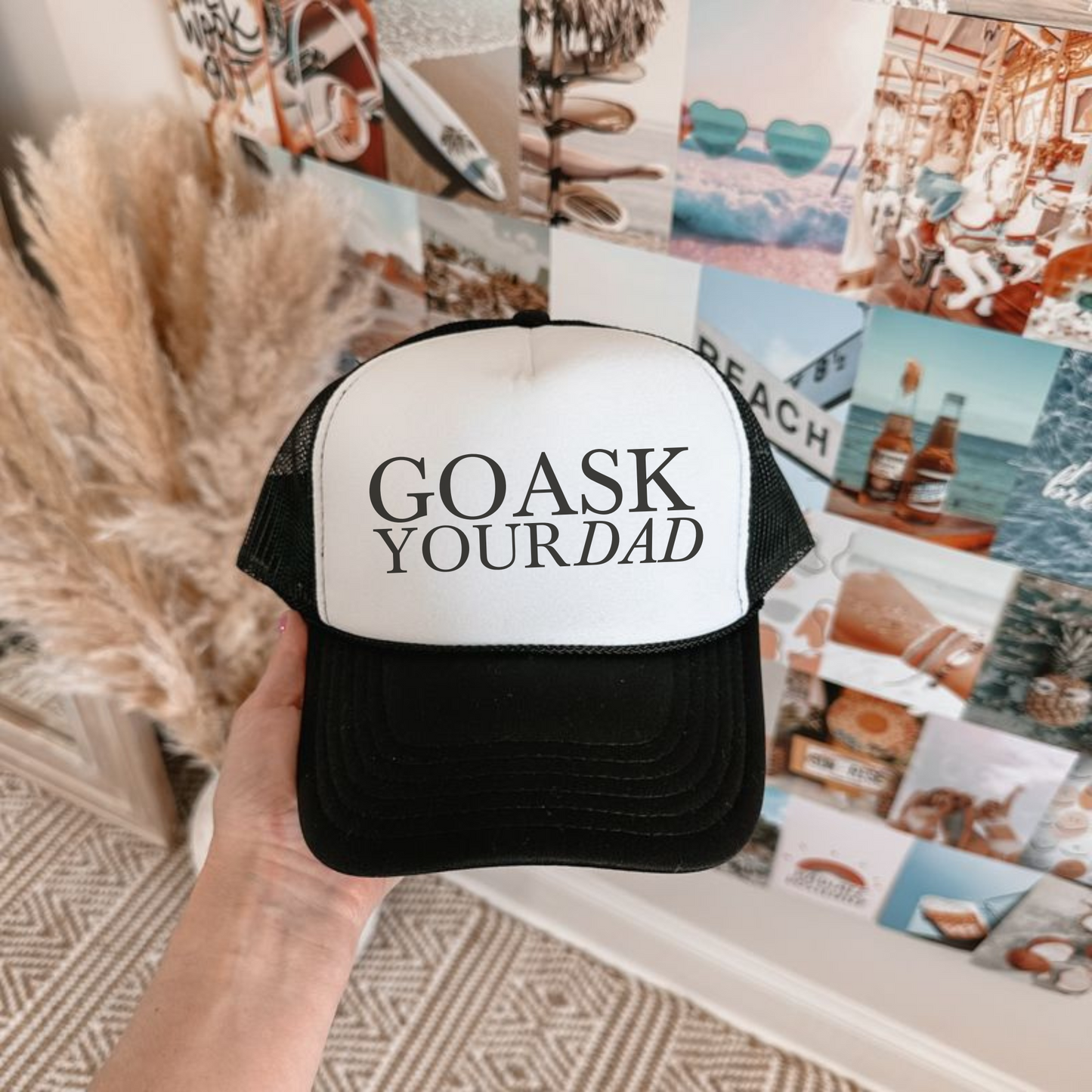 Ask Your Dad Trucker Hat