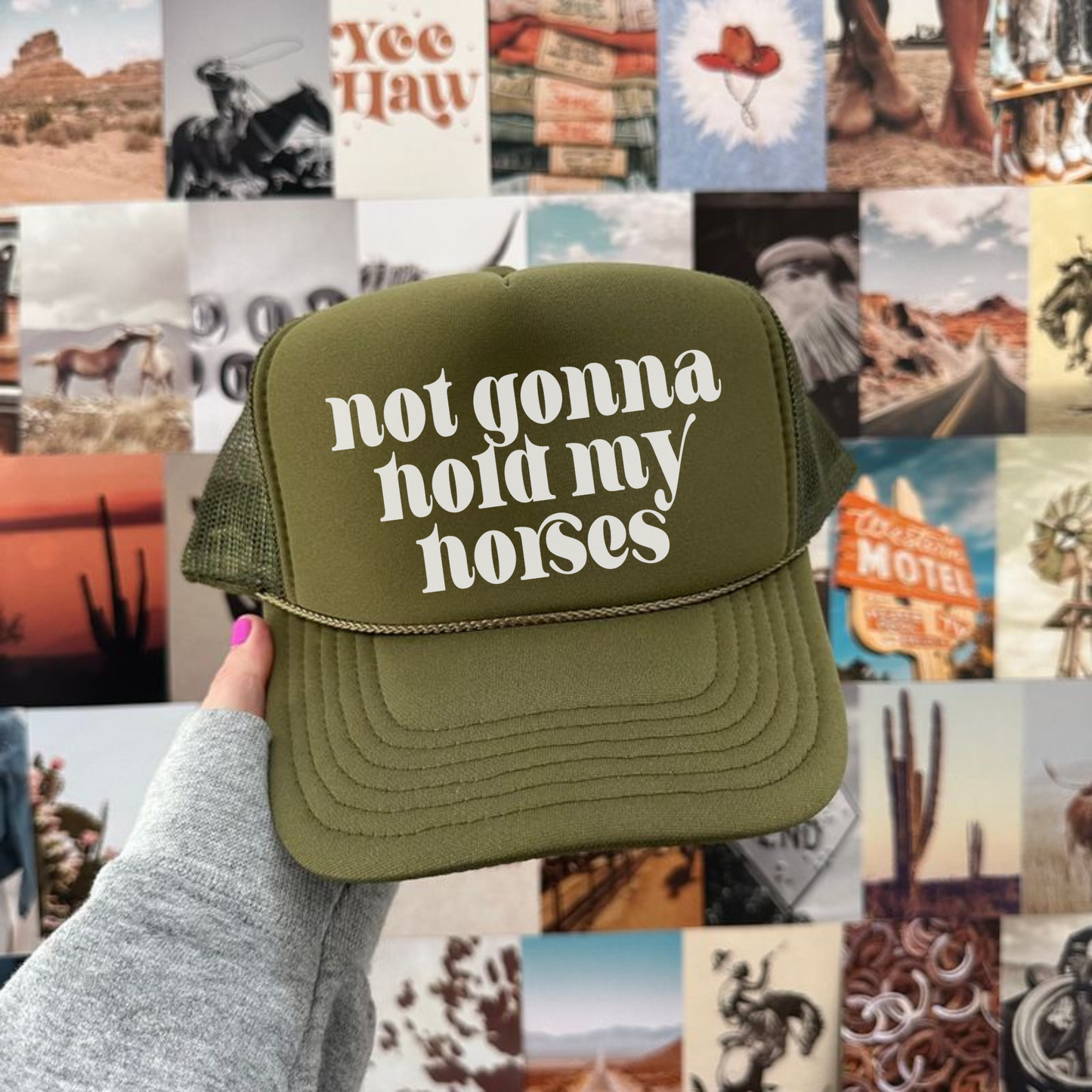 Hold My Horses Trucker Hat