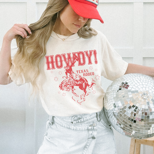 Howdy Texas Rodeo T Shirt