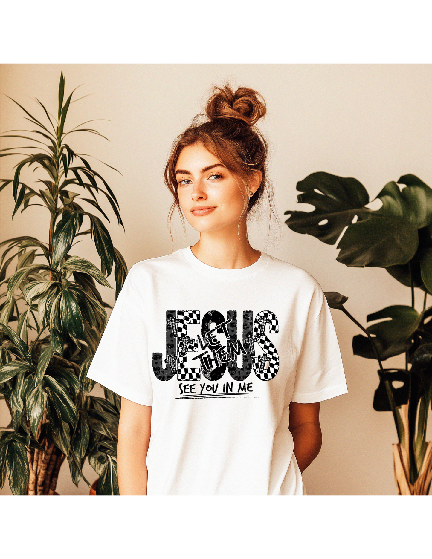 jesus-let them see you in me tee