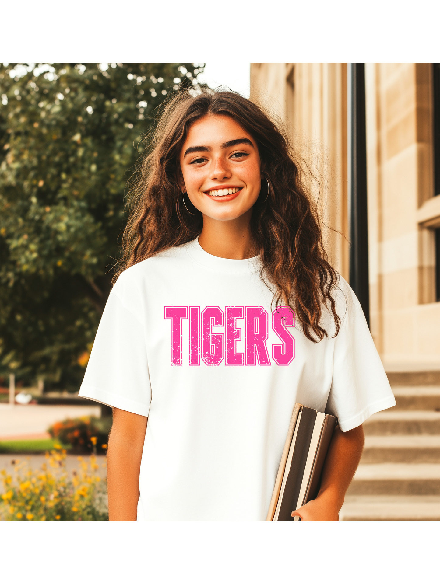 pink tigers tee
